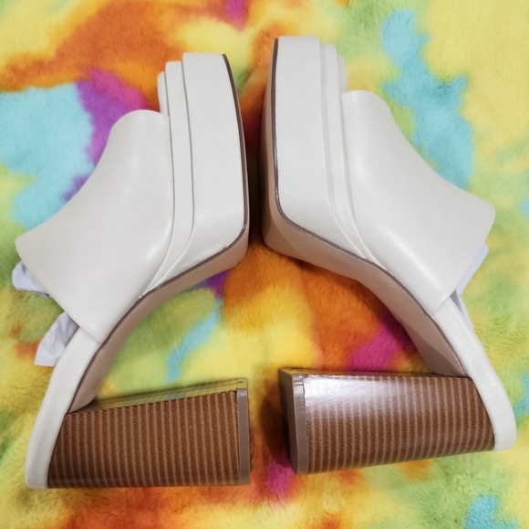 Groovy cream platform heels brand new spring edition from Justfab! - Picture 3 of 6